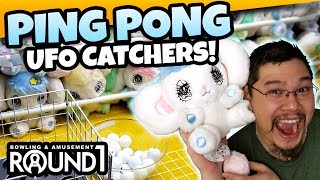 Ping Pong Ball Catcher Wins?! Peropero Sparkles in the Pingpong UFO Catchers at Round 1!