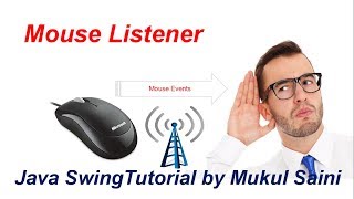 #17 Java Swing Tutorial | MouseListener in java | Listeners that support every component