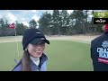 【ひなgolfちゃんねる】激うまゴルフ女子と激戦！強風に負けないスーパーショット連発！【７.８.９h】