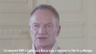 Sting Discusses DUETS - Reste with GIMS (French)