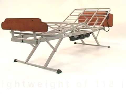 Graham Field Lumex Patriot LX Full Electric Hospital Bed - YouTube