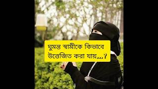 ঘুমন্ত স্বামীকে কিভাবে উত্তেজিত করা যায়...? #media #religion #islamicmusic #video #love #viral