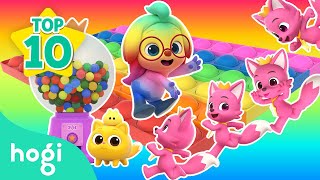 BEST SONGS of the MONTH｜NEW Jingle Play and Learn Colors with Pop It + More｜Hogi Pinkfong