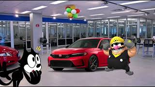 Wario dies after stealing a 2024 Honda Civic Type-R