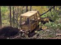 Building a Road Through the Woods with John Deere 650