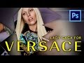 Photoshop Retouching - Lady Gaga For Versace
