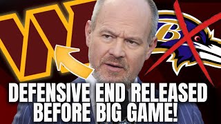 🚨❗ OUT OF NOWHERE! COMMANDERS RELEASE DEFENSIVE END JUST DAYS BEFORE GAME!|  Commanders News