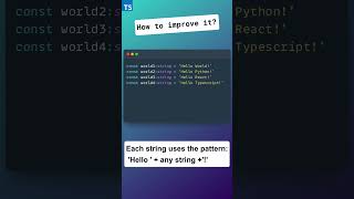 TypeScript: String templates