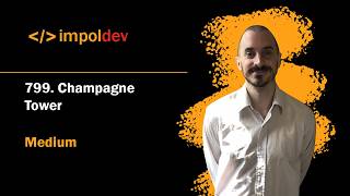 Champagne Tower | LeetCode 799 - Python