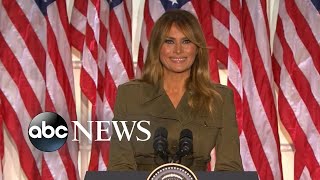 Melania Trump delivers speech at 2020 RNC