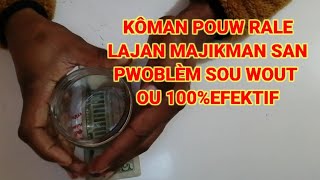 KÔMAN POUW RALE LAJAN SAN MAJIKMAN PWOBLÈM