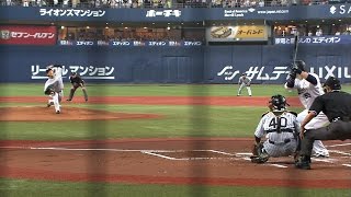 【プロ野球パ】オリックス打線、上本の好守備に阻まれ好機を活かせず…  2015/06/13 Bs-T