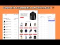 How To Create an Ecommerce Website using React JS | React JS Ecommerce Website