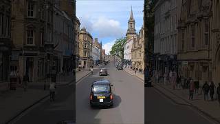 Oxford Old town with famous university in England