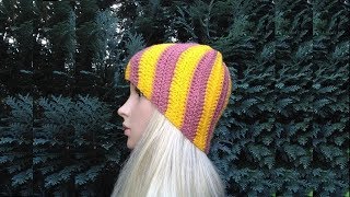 How to Crochet a Beanie Hat Pattern #423│by ThePatternFamily