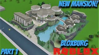 Bloxburg Mega Mansion Build Videos 9tube Tv - arkfinity mega modern riverside mansion speed build part 1 roblox