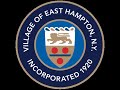 East Hampton Village Board 09/20/24