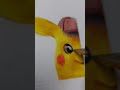 Pikachu drawing - real life #drawing  #shorts #shortsvideo