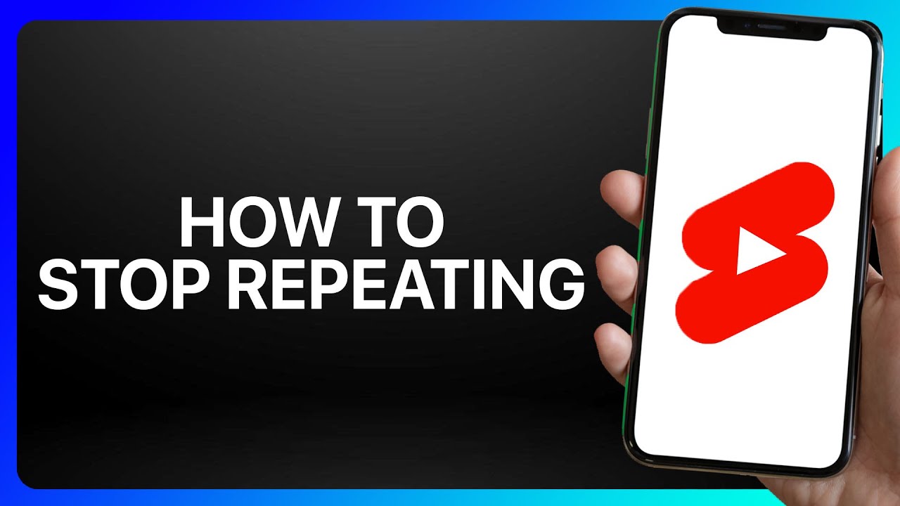 How To Stop Youtube Shorts Repeating Tutorial Youtube