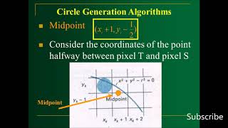 Computer Graphics 6 | Mid Point Circle Algorithm