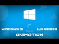 Windows 10 Loading Animation With HTML & CSS | Create Windows Preloader in CSS