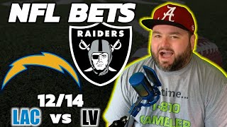 Chargers vs Raiders Week 15 NFL Bets | Kyle Kirms Football Picks & Predictions | The Sauce Network