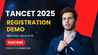 TANCET 2025 | REGISTRATION DEMO 24.01.25  #tancet2025 #mba #tancetregistration  #tancet2025mba #mca