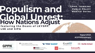 [GPPN Thinking Public Policy Webinar series] Populism and Global Unrest: How Nations Adjust