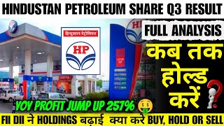 HINDUSTAN PETROLEUM SHARE LATEST NEWS | HINDUSTAN PETROLEUM SHARE Q3 RESULT | HPCL SHARE TARGET