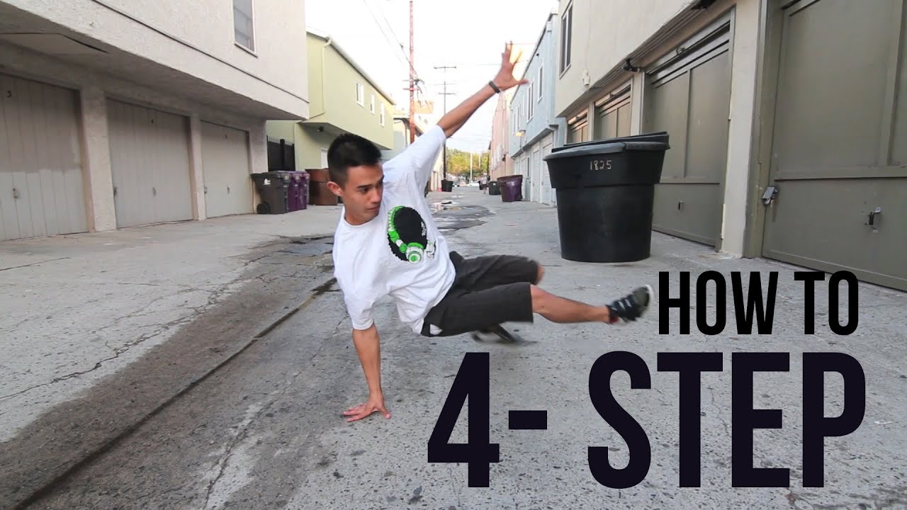 How To Breakdance 4 Step Footwork 101 Youtube