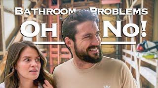 HUGE PROBLEM | NO BATHROOM FOR A YEAR??? DIY Bathroom Renovation