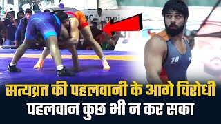 Satyawart Kadian: Satyawart Kadian Kushti के सामने विरोधी का हुआ ये हाल | Satyawart Kadian Wrestling