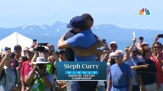 Curry's Game Winning Shot in LakeTahoe | 2023 American Century Championship Final Round FinalMinutes