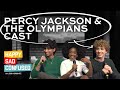 PERCY JACKSON AND THE OLYMPIANS cast & Rick Riordan talk new Disney series! I Happy Sad Confused