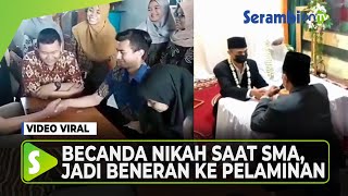 Viral Praktik Akad saat SMA, Sepasang Kekasih Ini Berakhir ke Pelaminan