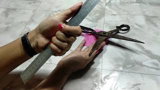 বাসায় বসেই কেচি ধার দেওয়ার গোপন টিপস How to sharpen a dull tailoring scissors