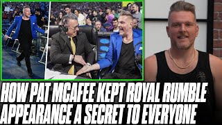 Pat McAfee Tells Michael Cole How He Kept Royal Rumble Appearance A Surprise