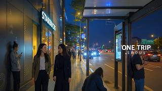 🌆 Evening Walk from Jangchung Park to Dongdaemun – Peaceful Seoul Cityscape