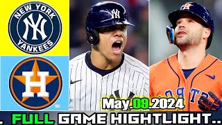 New York Yankees vs Houston Astros (05/09/24) GAME HIGHLIGHTS | MLB Season 2024