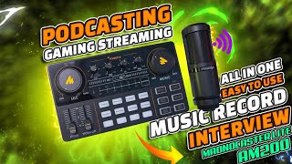 MAONO CASTER Lite AU-AM200-S1 Unboxing and first impression | All-in-All Podcast | Streaming Best!