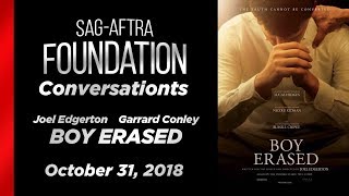 Conversations with Joel Edgerton and Garrard Conley of BOY ERASED