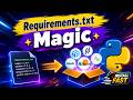 How to Install Python Libraries Fast with requirements.txt (Beginner to Pro)