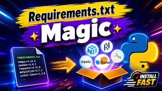 How to Install Python Libraries Fast Using requirements.txt