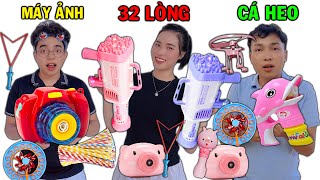 CUỘC THI DÙNG 100K MUA TẤT CẢ CÁC SÚNG BẮN BONG BÓNG XÀ PHÒNG THẮNG TÊ TÊ HẰNG NGA