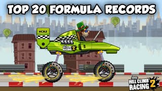 Hill Climb Racing 2 - 🏆Top 20 Formula Records in Time Trails 🥇💪 | HCR2