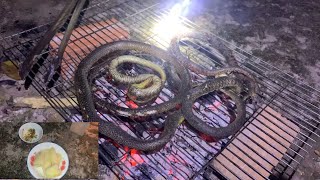 Rắn Nướng Y | Món Ngon Đồng Quê| Rừng 35 Vlog