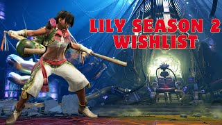 Lily Changes I want in Season 2 | SF6 Wishlist