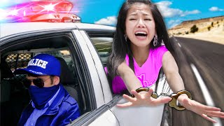 I GOT ARRESTED & Must ESCAPE COP CAR in 24 Hours or be Trapped in Prison