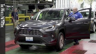 First 2020 Toyota RAV4 Hybrid rolling off the assembly line in Kentucky