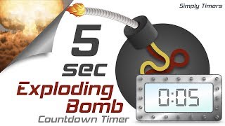 5 sec exploding countdown timer